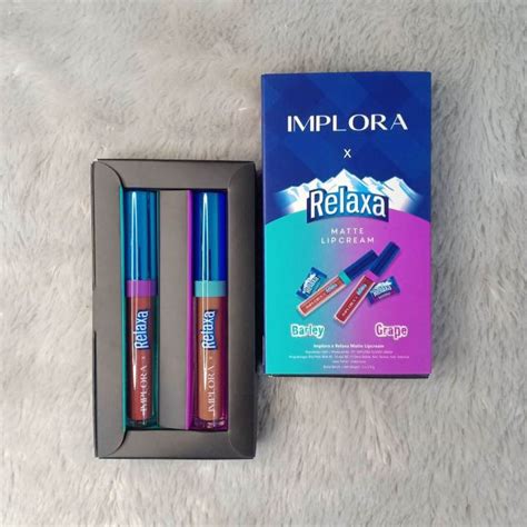 READY Implora X Relaxa Matte Lipcream Limited Edition Lazada Indonesia