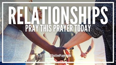 Prayer To Strengthen Relationships Powerful Relationship Prayers Youtube