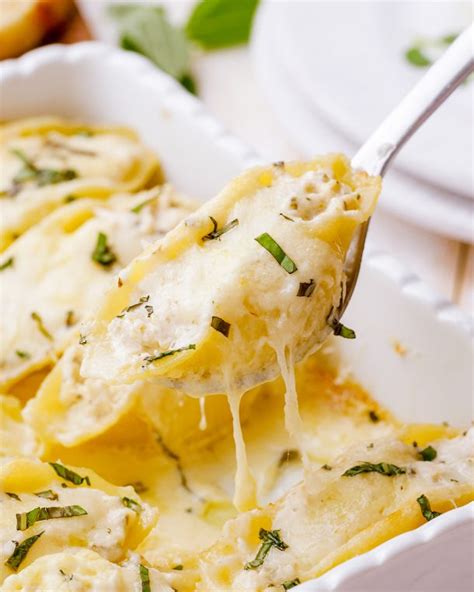 Chicken Alfredo Stuffed Shells Like Mother Like Daughter