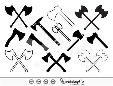 Axe Svg Cross Axe Axe Clipart Axe Cut Files For Silhouette Files