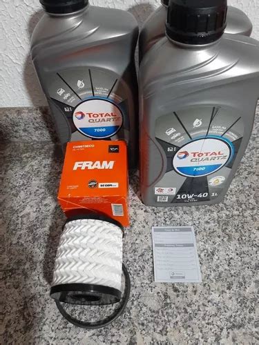 Kit Troca De Óleo Total Quartz 10w40 Semissintético Frete grátis