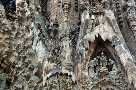 Barcelona Photoblog Nativity Façade Detail in Sagrada Familia