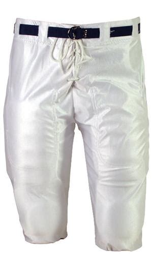 Youth Yxl Yl Ym White Snap Football Game Pants Pads Not Included