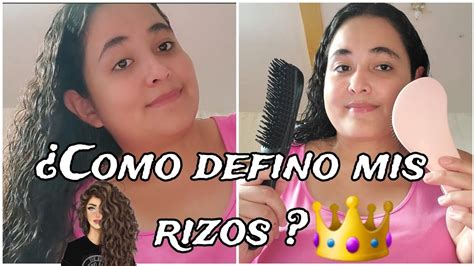 Como Defino Mis Rizos Que Productos Utilizo En El Cabello Youtube