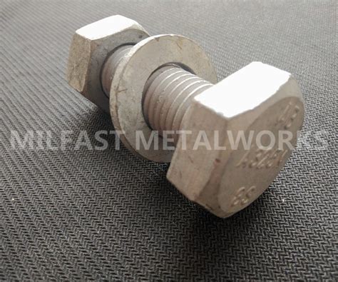 ASTM A325m 8s Structural Bolt With A563m 10s Heavy Hexagonal Nut Hot