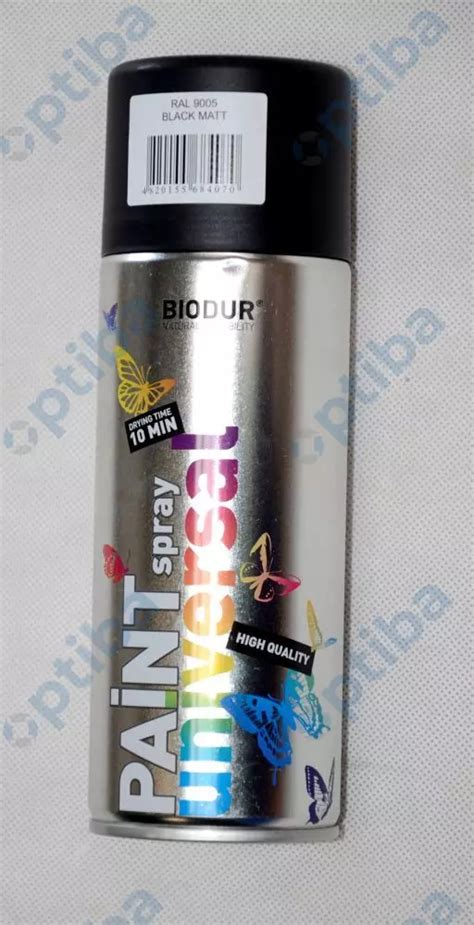 Farba Spray Czarna Mat Ml