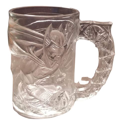 Glass Batman Forever Mug Mcdonalds 1995 Collectible Etsy