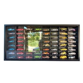 Expositor Nichos Preto Compatível C Hot Wheels cod MAG ART STORE Brinquedos de