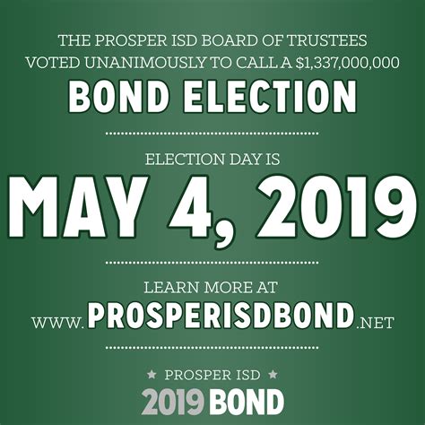 Prosper ISD School Board Calls For A Bond Election PROSPER Magazine