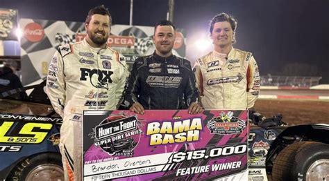 Bama Bash Cash Goes To Brandon Overton Speed Sport