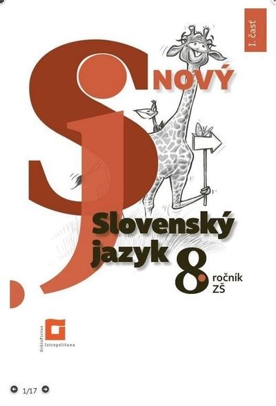 Kniha Nový Slovenský Jazyk 8 Roč A 3 Ročník GoŠ 1 časť