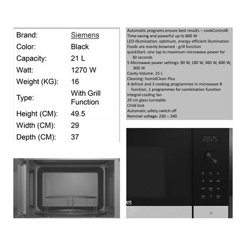 SIEMENS Microwave: FE053LMS1M - Al Salam Kitchen ET