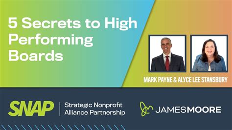 Secrets To High Performing Nonprofit Boards Youtube