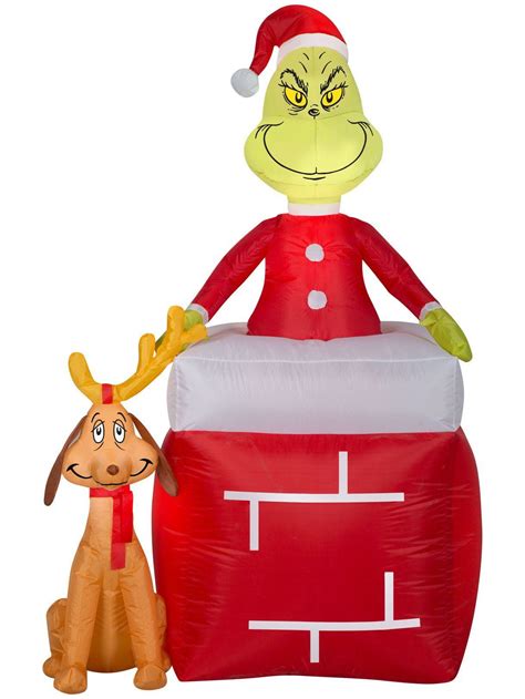 Seuss Grinch Max In Sled Christmas Yard Inflatable 144 Ubicaciondepersonas Cdmx Gob Mx