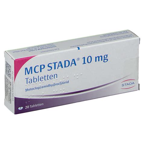 MCP STADA 10 Mg 20 St Mit Dem E Rezept Kaufen Shop Apotheke