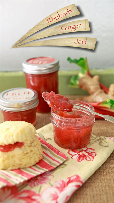 Rhubarb Ginger Jam Recipe Oh That S Good