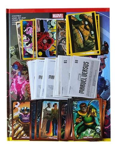 Álbum Marvel Versus Capa Dura Completo Para Colar A954 Parcelamento