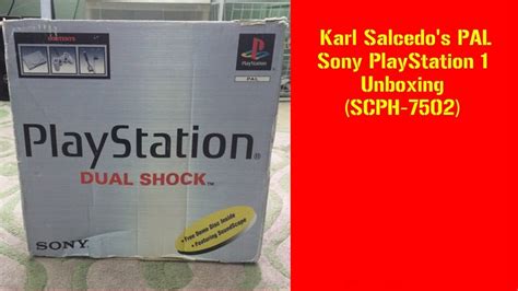 Karl Salcedo S Pal Sony Playstation Unboxing Scph Youtube