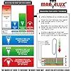 Marvelux Eco Enhanced Polymer Bürostuhl Bodenschutzmatte für