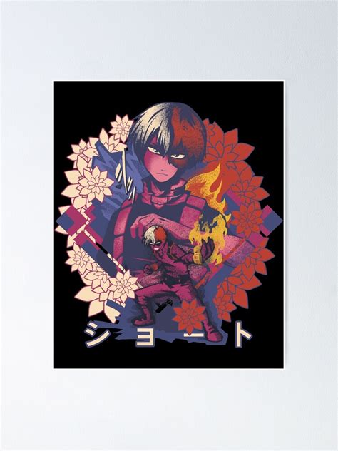 Shoto Half Cold Hald Hot V Poster For Sale By Mong Redbubble