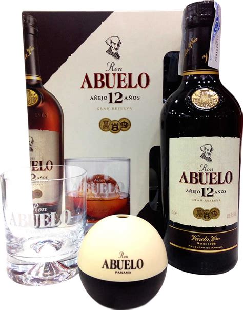 Comprar Ron Abuelo Reserva 12 Años Vaso Molde Para Esferas De Hielo