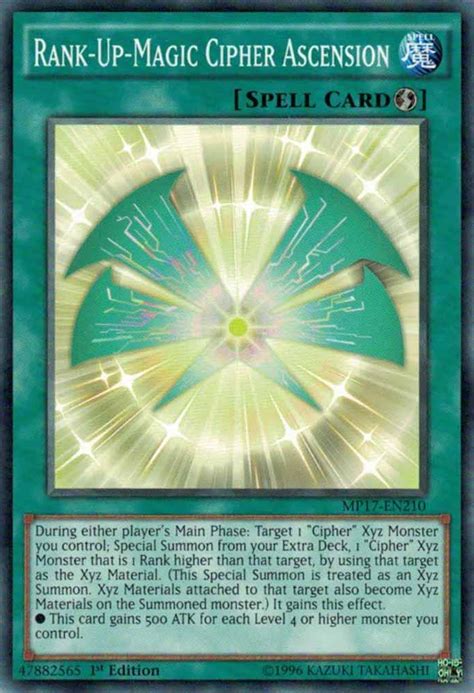 Rank Up Magic Cipher Ascension Yu Gi Oh Wiki Fandom