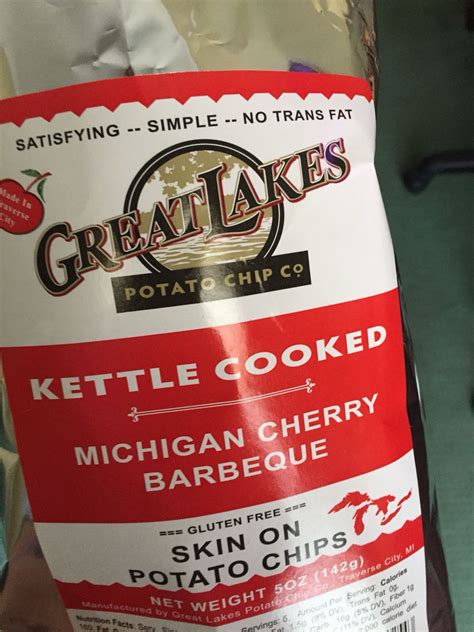 Michigan Cherry Bbq Potato Chips Great Lakes Michigan Cherries Bbq