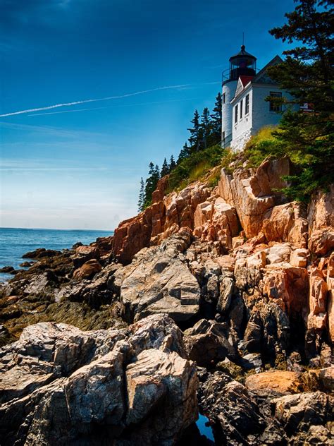 Bass Harbor Lighthouse Acadia National Park Maine July 2019 R