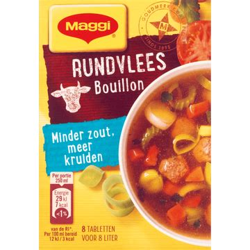 Maggi Minder Zout Bouillon Groente Bouillon Blokjes Pakje Ltr G