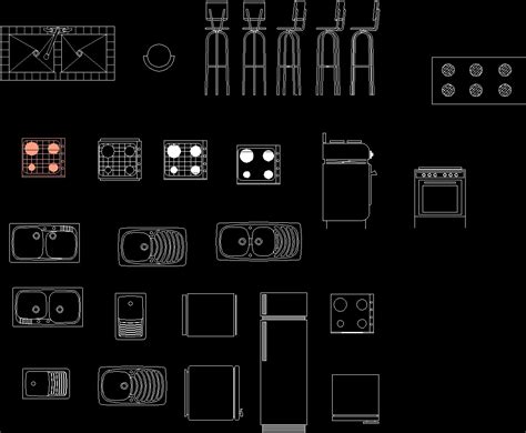 Kitchen Furniture DWG Block for AutoCAD • Designs CAD