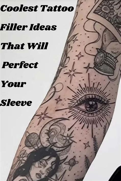 Coolest Tattoo Filler Ideas That Will Perfect Your Sleeve Tattoo Glee