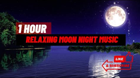 Fall Asleep On A Full Moon Night With Calming Wave Sounds Youtube