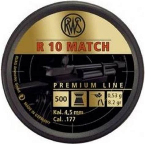 RWS R10 Match Kal 4 5mm 500 Schuss BAUR Schießsport Shop