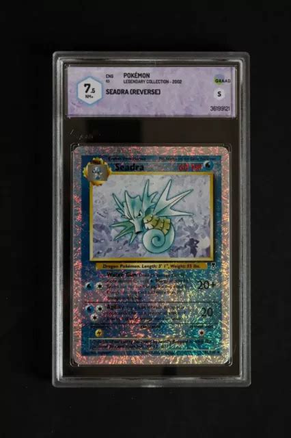 SEADRA 63 110 REVERSE Legendary Collection ENG POKEMON Card GRAAD 7 5