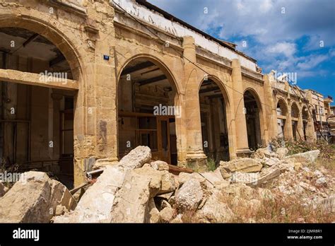 Abandoned Buildings And Wild Vegetation In The Ghost Resort City Of