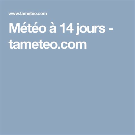 M T O Jours Tameteo