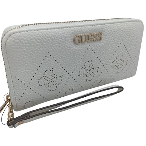 Billetera Guess Abey White Original Para Mujer Cabshop