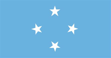 Federated States Of Micronesia Flag Official Colors And Proportions 15083899 Vector Art At