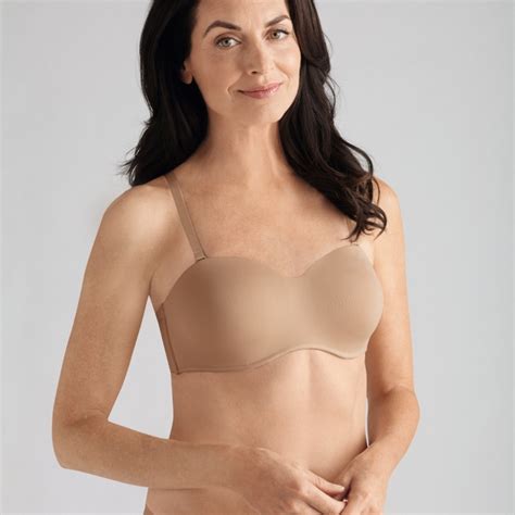 AMOENA Barbara Bandeau sans Bretelles pour Prothèse Nude Effetdesoi