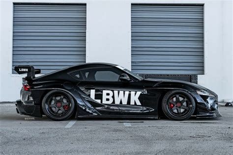 Toyota Supra Semakin Agresif Pakai Bodykit Liberty Walk