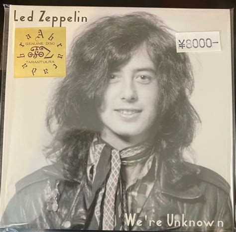 Square Seal Led Zeppelin We Re Unkown 2 CD Tarantura CD Museum Pb