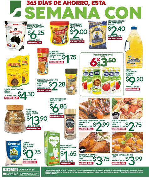 Semana con Súper Ofertas en Súper Selectos 09 Julio TuOfertaSV