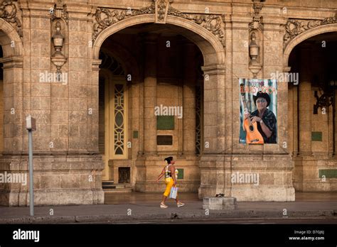 the theatre Gran Teatro de La Habana in Havana, Cuba, Caribbean Stock ...