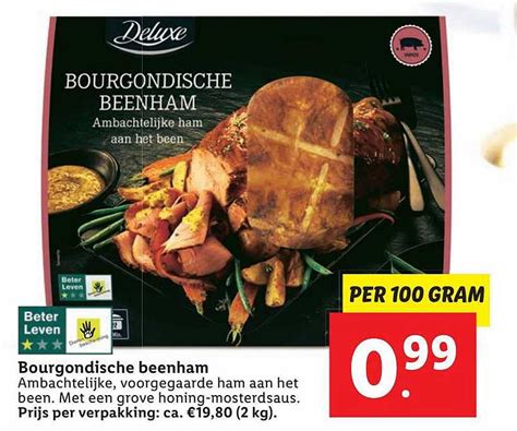 Deluxe Bourgondische Beenham Aanbieding Bij Lidl 1Folders Nl