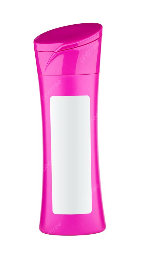 Pink Bottle Of Shampoo Moisturizer Container Merchandise Blank Png