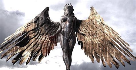 Valkyrie statue Winged 8 3D model | CGTrader