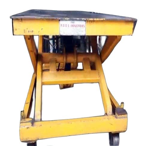 High Rise Hydraulic Scissors Lift Table Running Mode Moving Capacity