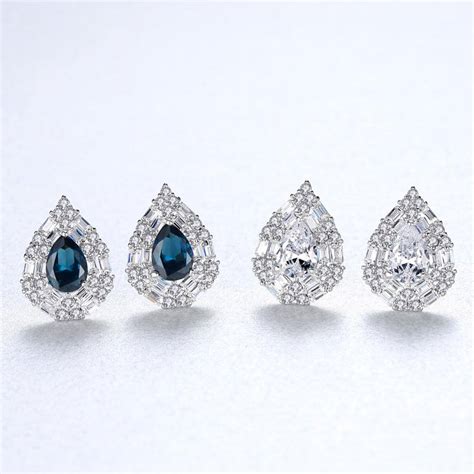 Капковидни сребърни обеци "Величие" – Silenti Jewelry Jewelry