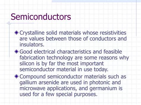 Ppt Semiconductors Powerpoint Presentation Free Download Id516193