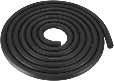 Uxcell Foam Rubber Seal Weather Strip 3mm Diameter 5 Meters Long Black